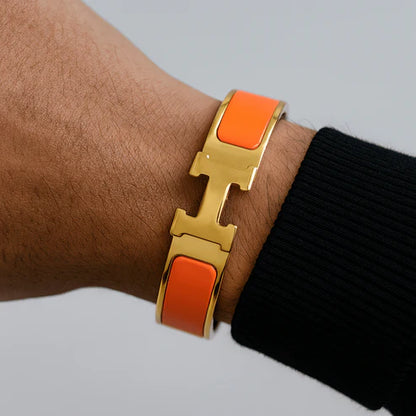 Luxury H Enamel Bracelet