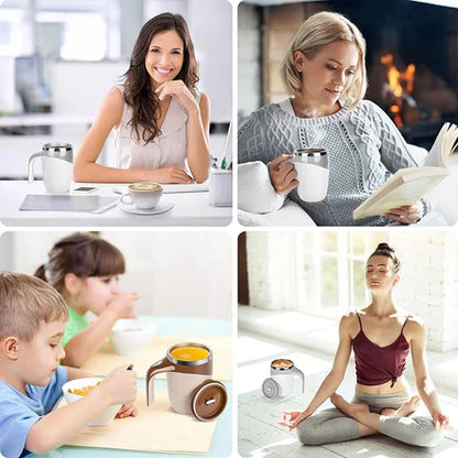 380mL Self Stirring Mug with Lid